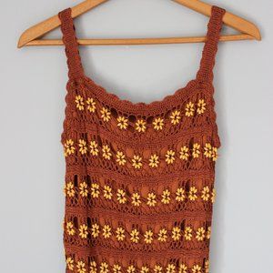 Saint Tropez West Vintage Boho 90's Beaded Dress